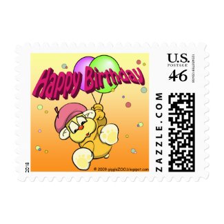 Happy Birthday from giggleCubby stamp