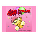 Happy Birthday from giggleCubby Postcard