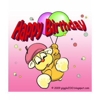 Happy Birthday from giggleCubby shirt