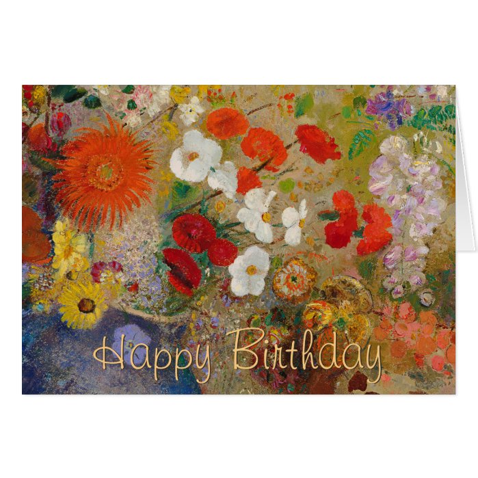 Happy Birthday from Josephine CC0602 Flower Card