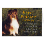 Happy Birthday from the Dog Card