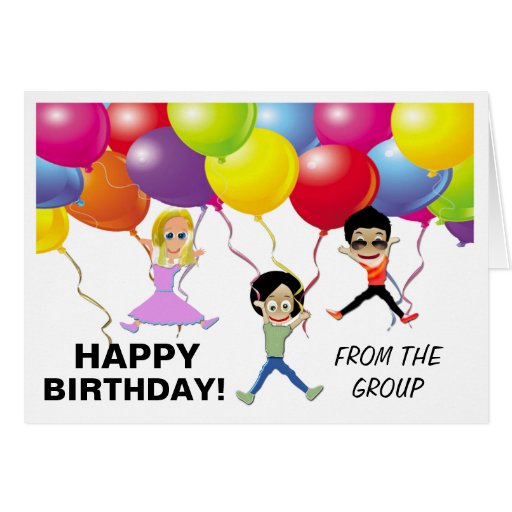 Group Birthday Card 105