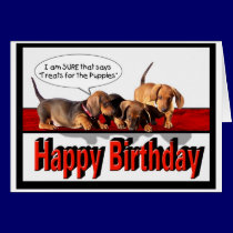 Happy Birthday from the puppies cards