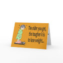 Happy Birthday Funny Humor Lose Weight Card