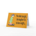 Happy Birthday Funny Humor Lose Weight Card