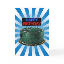 Happy Birthday, Geek Greeting Card