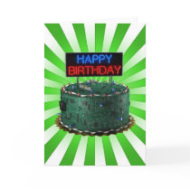 Happy Birthday, Geek Greeting Card