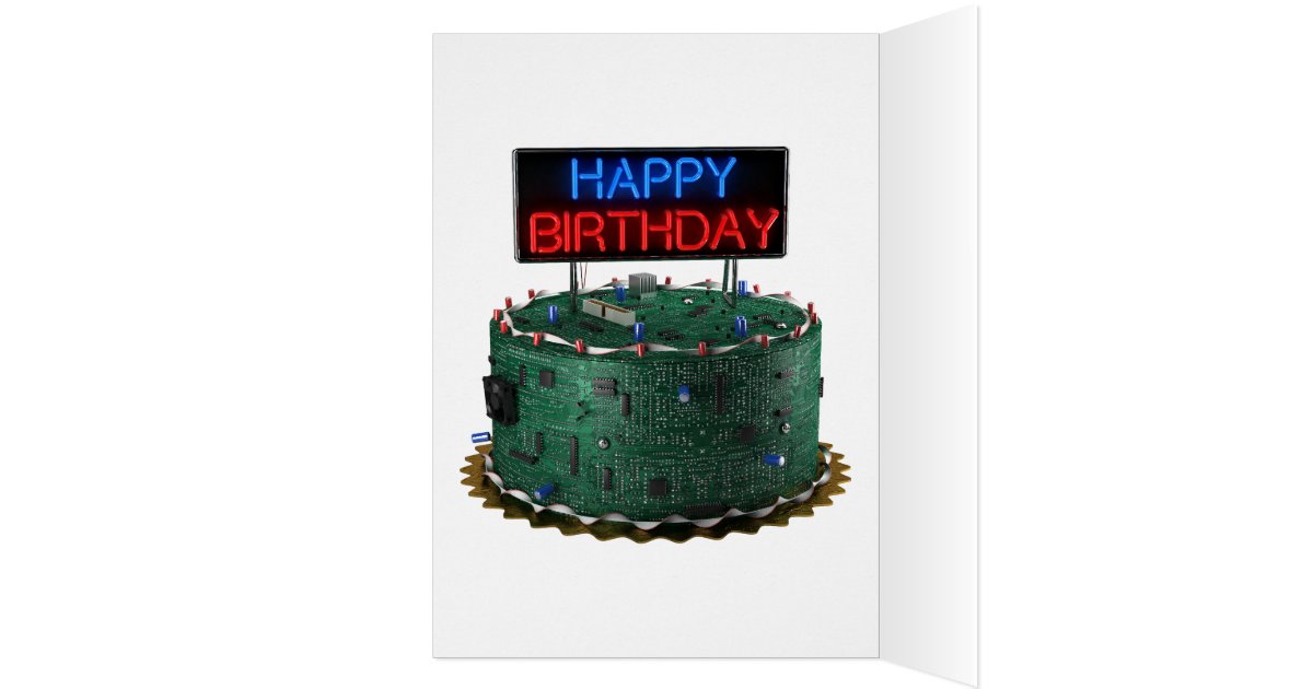 Happy Birthday, Geek Card | Zazzle