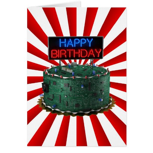 Happy Birthday, Geek Card | Zazzle