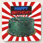 Happy Birthday, Geek Beverage Coaster