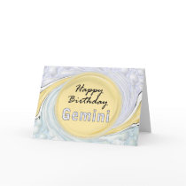 Happy Birthday Gemini cards by dndartstudio Happy Birthday Gemini cards