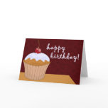 happy birthday : giant cupcake : cards