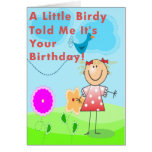 Happy Birthday Girl Card