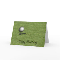 Happy Birthday Golf Ball Card by Country1969 Happy Birthday Golf Ball Card