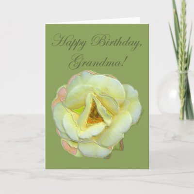 Happy Birthday, Grandma Card by rosewood_designs