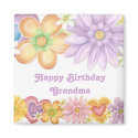 Happy Birthday Grandma magnets by CaringHearts Happy Birthday Grandma magnets