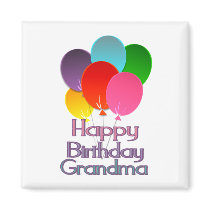 Happy Birthday Grandma Refrigerator Magnets
