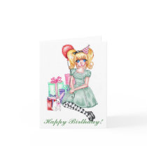 Happy Birthday (Green) Card
