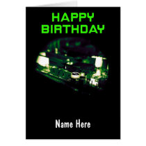 Happy Birthday Green Card cards