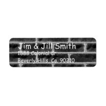 Happy Birthday Grunge Graffiti Set Return Address Label