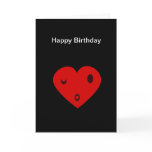 Happy Birthday Heart Greeting Card