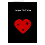 Happy Birthday Heart Greeting Card