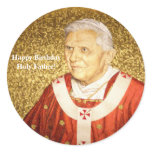 Happy Birthday Holy Father B16 Sticker