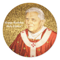 Happy Birthday Holy Father B16 Sticker
