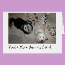 Happy BIrthday humor - puppy friends cards