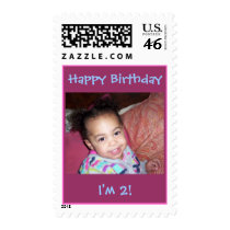 Happy Birthday, I'm 2!-Picture Stamp stamps