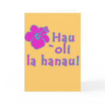 Happy Birthday In Hawaiian Greeting Cards