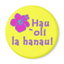 Happy Birthday In Hawaiian Fridge Magnets