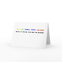 "Happy Birthday" in Morse Code Card or Greeting
