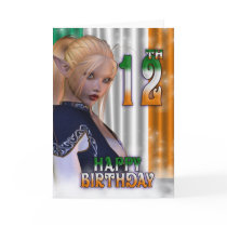 Happy Birthday Irish, Elf cards by moonlake Happy Birthday Irish, Elf cards