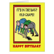 Happy Birthday, It's in the bag Card