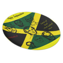 happy birthday jamaica plates