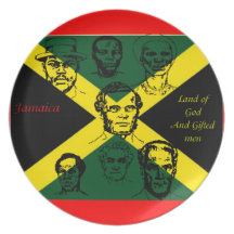 happy birthday jamaica plates