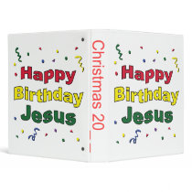 Happy Birthday Jesus binders
