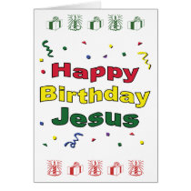 Happy Birthday Jesus cards