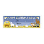 Happy Birthday Jesus Gift Tag Card -