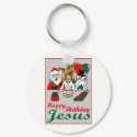 Happy Birthday Jesus keychains