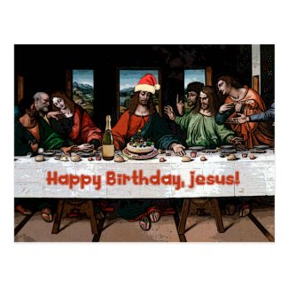 Happy Birthday, Jesus! Post Card