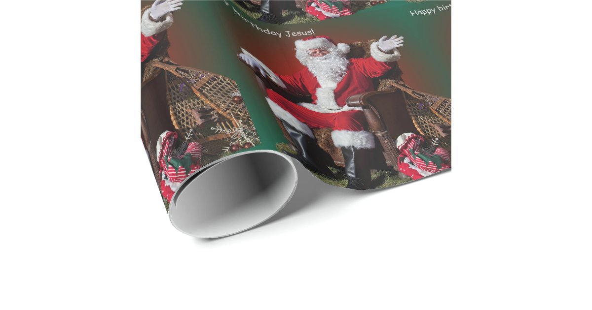 HAPPY BIRTHDAY JESUS WRAPPING PAPER Zazzle
