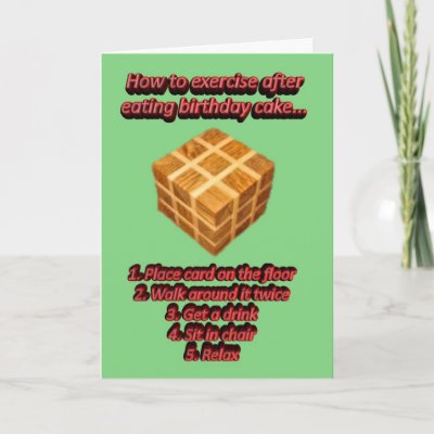 Happy Birthday Joke Birthday wishes funny Greeting Cards by GOLDENJACKAL