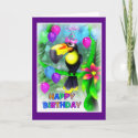 Happy Birthday Jungle style 001 card