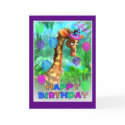 Happy Birthday Jungle style 005 cards by murals2go Happy Birthday Jungle style 005 cards