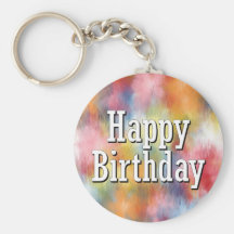 Happy Birthday Keychains