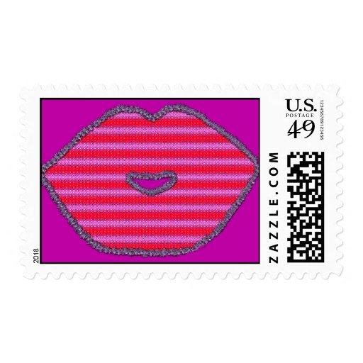 Happy Birthday Kiss IOU Birthday wishes Postage Stamp | Zazzle