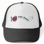 Happy Birthday Ladybug Trucker Hat