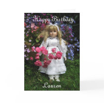 Happy Birthday Lauren Card